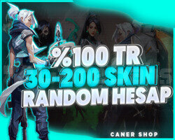+3000 SATIŞ / TR BÖLGE 30-200 SKİN VİP RANDOM
