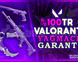 100TR YAĞMACI SKİNİ GARANTİ VALORANT HESAPLAR