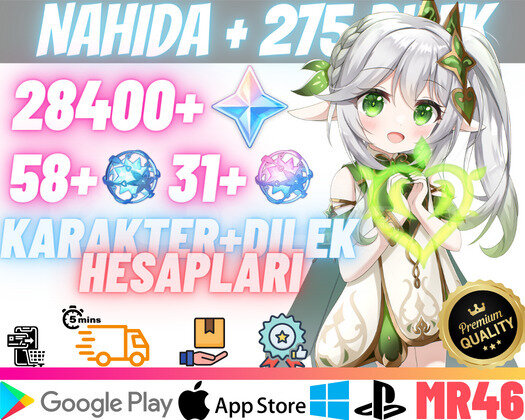 EU | MR46 Nahida + 275Dilek - 28400Köken58+31Yazgı