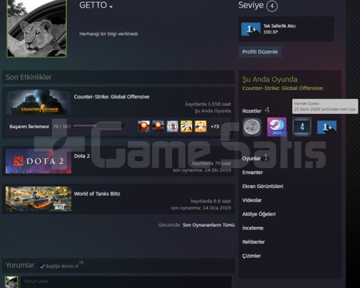 CSGO PRIME | RANK ACIK | YESIL FAKTOR 1500 SAAT CS