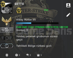 CSGO PRIME | RANK ACIK | YESIL FAKTOR 1500 SAAT CS