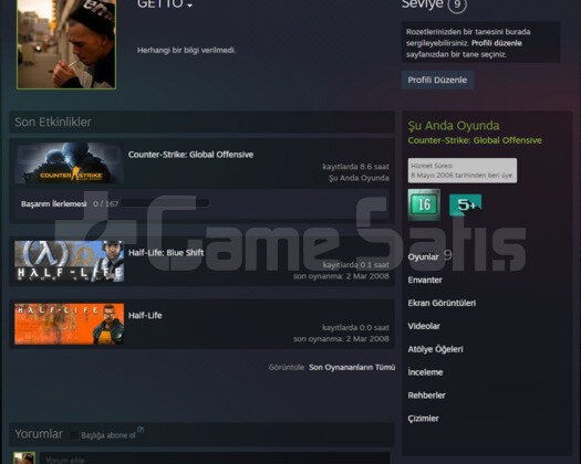 10 + 5 YIL JETONLU YEŞİL FAKTÖR CSGO PRİME HESAP
