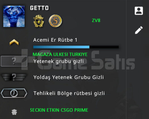 2 MADALYA | CSGO PRIME | MAGAZA TR YESIL FAKTOR