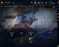 30 LVL 45.000 MAVİ ÖZ UNRANKED HESAP UYGUN FİYAT!