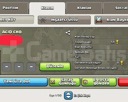 14 LEVEL ACID CHO İSİMLİ KLAN HEMEN TESLİM