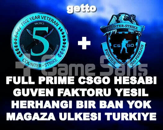 2 MADALYA | PRIME CSGO | MAGAZA TR YESIL FAKTOR