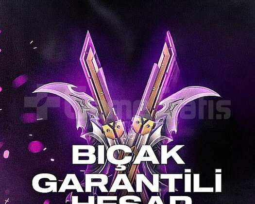 TR BIÇAK ÇIKMA GARANTİLİ VIP+ RANDOM HESAPLAR