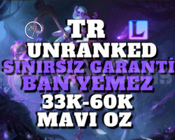 TR BAN RİSKSİZ 33K+ 30 LEVEL UNRANKED