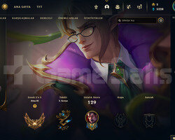 TR GOLD 3 - 75 HERO 32 KOSTÜM LOL HESAP