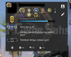 CS 2 ERİŞİM DAVETLİ & 8 MADALYALI & 11 LEVEL STEAM