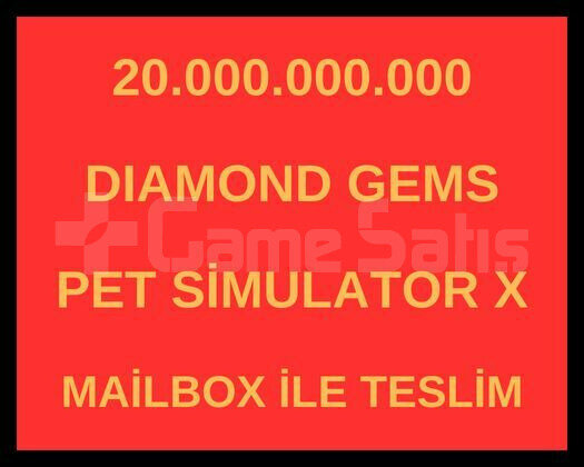 20B Gems Pet Simulator X
