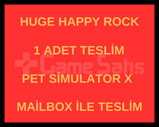 1x Huge Happy Rock Pet Simulator X
