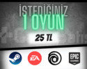 Seçtiğiniz 1 OYUN + Garanti & Destek
