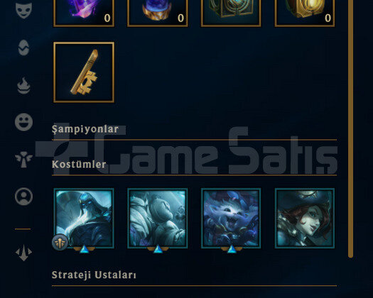 EUW Gold 4 | 1 Kostüm - 25K Mö | LoL Hesap