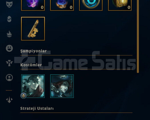 EUW Gold 3 | 4 Kostüm - 50K Mö | LoL Hesap