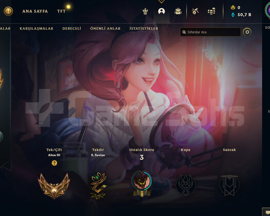 EUW Gold 3 | 4 Kostüm - 50K Mö | LoL Hesap