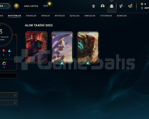 EUW Plat 1 | 3 Kostüm - 27 Hero | LoL Hesap