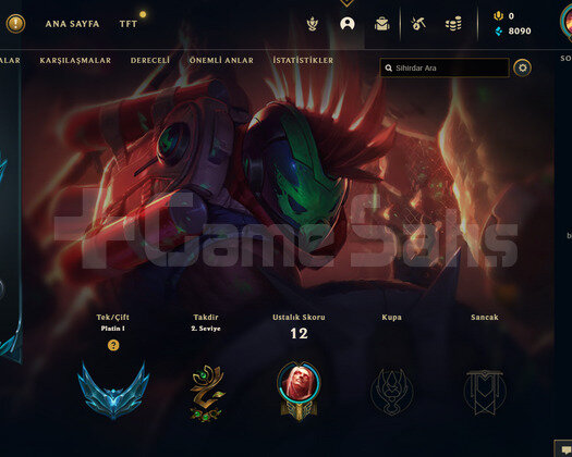 EUW Plat 1 | 3 Kostüm - 27 Hero | LoL Hesap