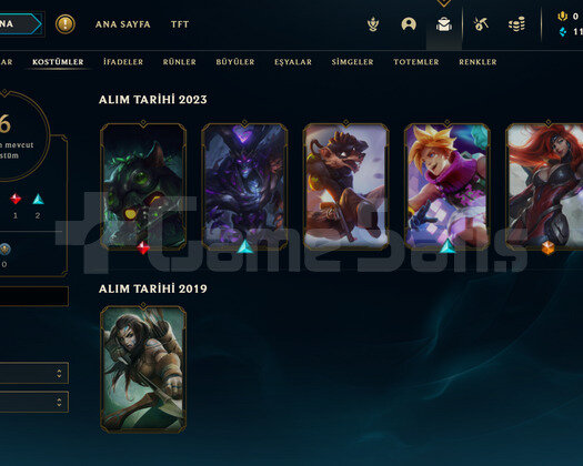 TR Elmas 4 | 6 Kostüm - 32 Hero | LoL Hesap