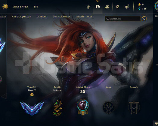 TR Elmas 4 | 6 Kostüm - 32 Hero | LoL Hesap