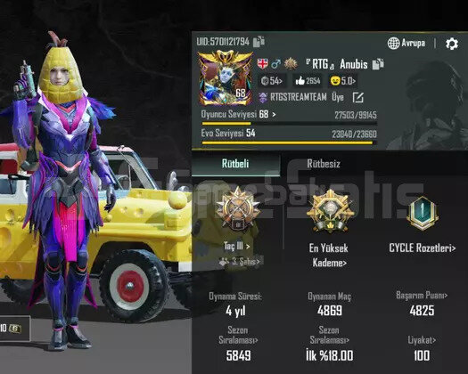 Ucuza Temiz Bağlı Pubgm Hesap
