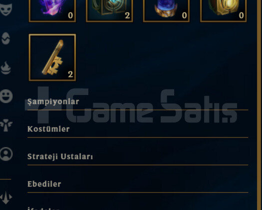 6000 MAVİ ÖZ / BOL KOSTÜM / 56 SEVİYE / TR