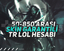 100 TR 50-850 ARASI SKİNLİ RANDOM HESAP