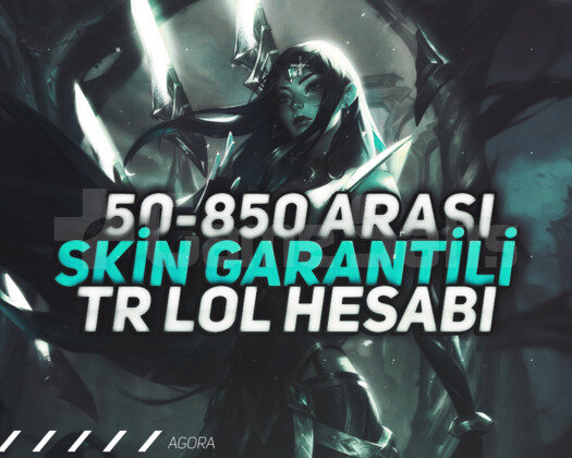 100 TR 50-850 ARASI SKİNLİ RANDOM HESAP