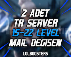 2 ADET / TR UNRANKED MAİL 15-22 LVL HESAPLAR