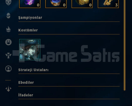 TR 73 WR Plat 4 | 5 Kostüm - 45K Mö | LoL Hesap