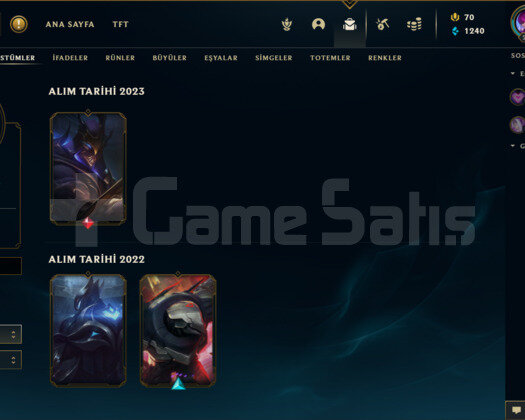 100 KOSTÜM 144 HERO 211LVL GOLD4 İLK MAİLLE TESLİM