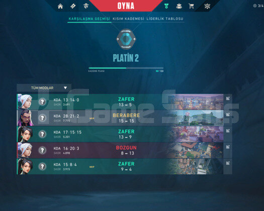 PLAT 2 BOŞ HESAP 50 KP