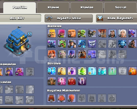 Clash of Clans BB 12 Güzel Ucuz Hesap