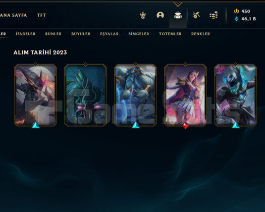 450 RP / GOLD 3 /  50 BİN  MAVİ ÖZ / TEMİZ HESAP