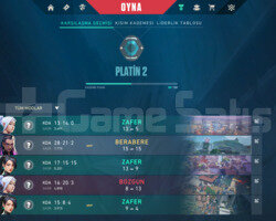 PLAT 2 BOŞ HESAP 50 KP