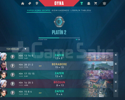PLAT 2 BOŞ HESAP 50 KP