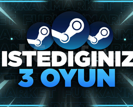 İSTEDİĞİNİZ 3 OYUN ANINDA/GARANTİLİ