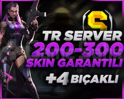FULL TR 200-300 SKİN GARANTİLİ & +6 BIÇAK