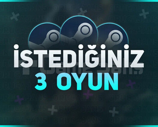 İSTEDİĞİN 3 OYUN + GARANTİ