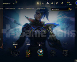 TR Unranked | 2 Kostüm - 30 Hero | LoL Hesap