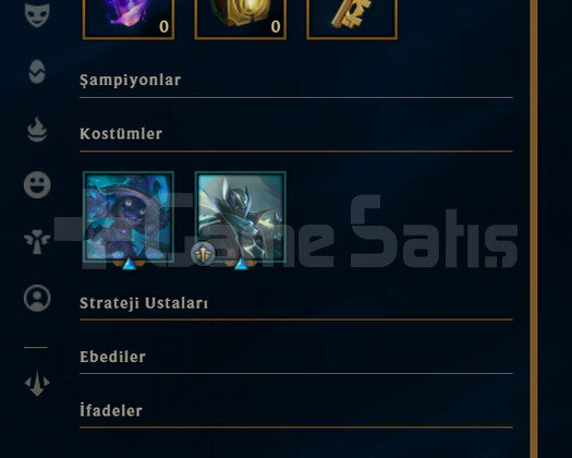 TR Unranked | 4 Kostüm - 20 Hero | LoL Hesap