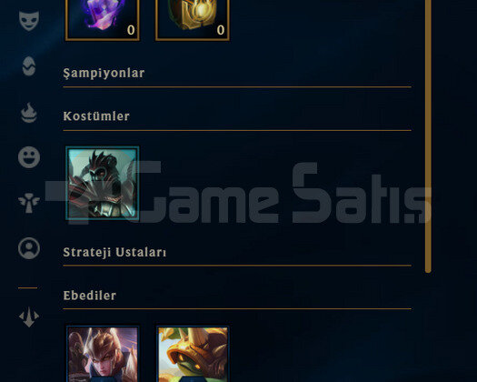 TR Unranked | 4 Kostüm - 24 Hero | LoL Hesap