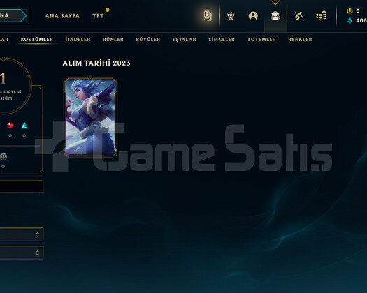 TR Unranked | 1 Kostüm - 24 Hero | LoL Hesap