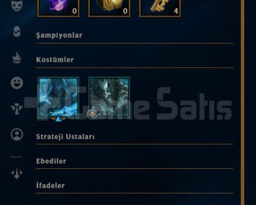 TR Unranked | 1 Kostüm - 13K Mö | LoL Hesap