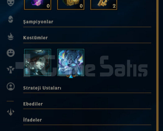 TR Unranked | 1 Kostüm - 37K Mö | LoL Hesap