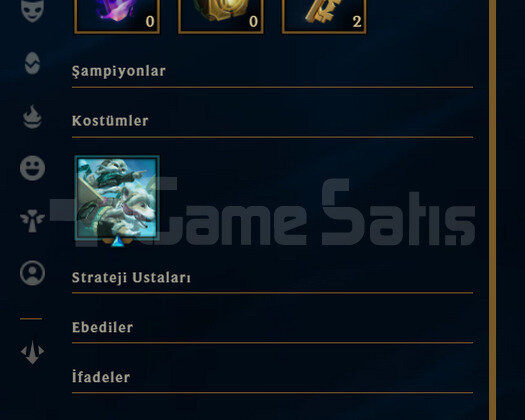TR Unranked | 1 Kostüm - 24 Hero| LoL Hesap