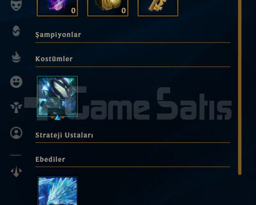 TR Unranked | 1 Kostüm - 31 Hero | LoL Hesap
