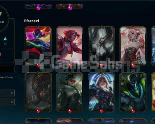 TR EUW / 40-120 LVL / 15-125 ARASI KOSTÜM AÇIKLAMA