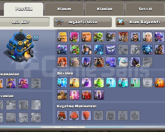 Clash of Clans BB 12 Güzel Hesap