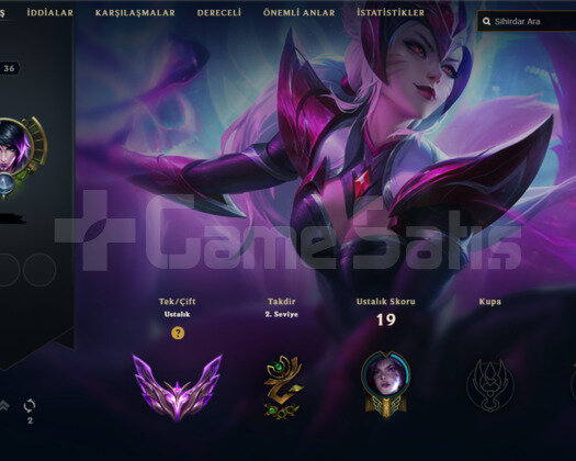 ADC MAİN 74 WR MASTER HESAP YÜKSEK MMR